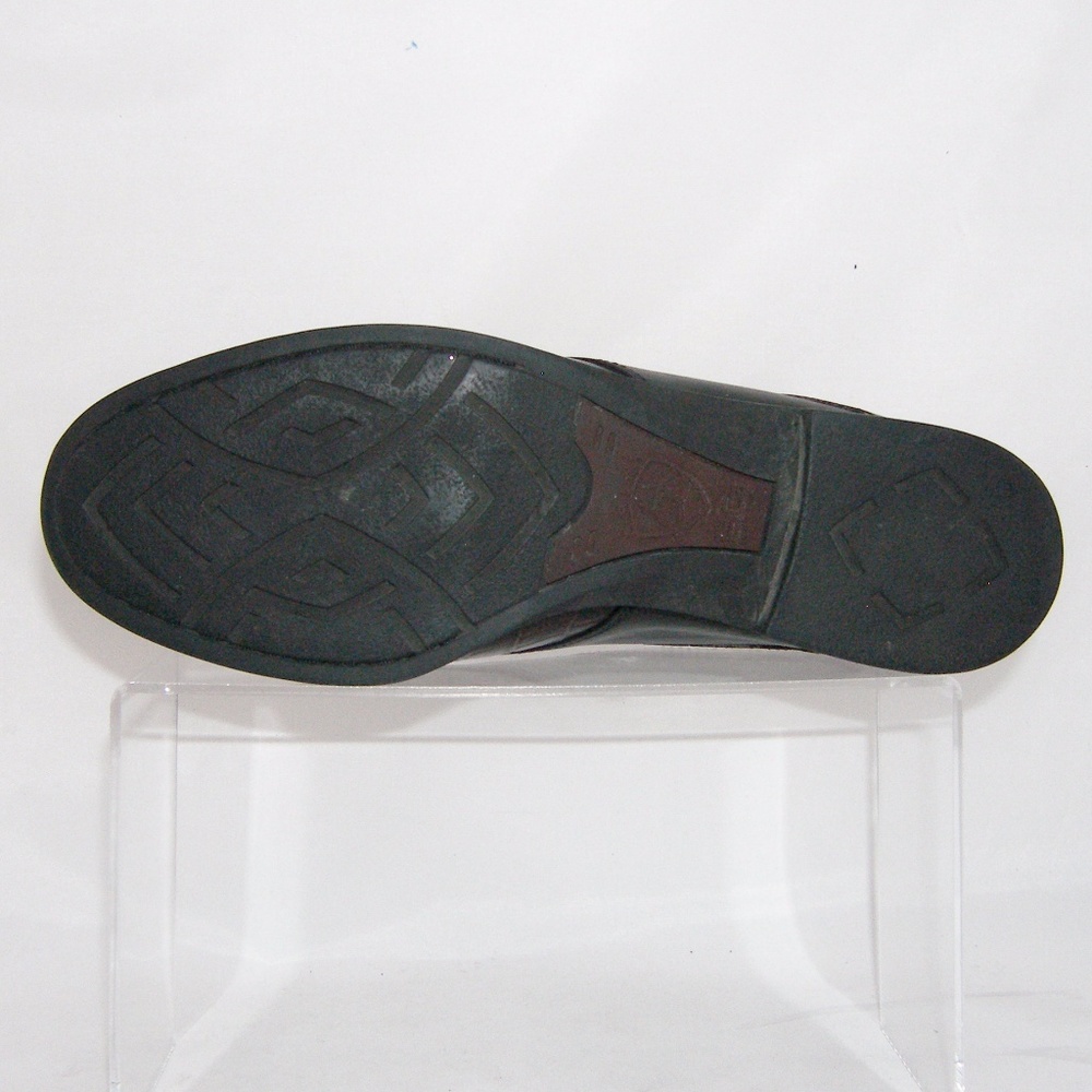 Ariat leather reptile print clog black brown 7.5B - Picture 8 of 11